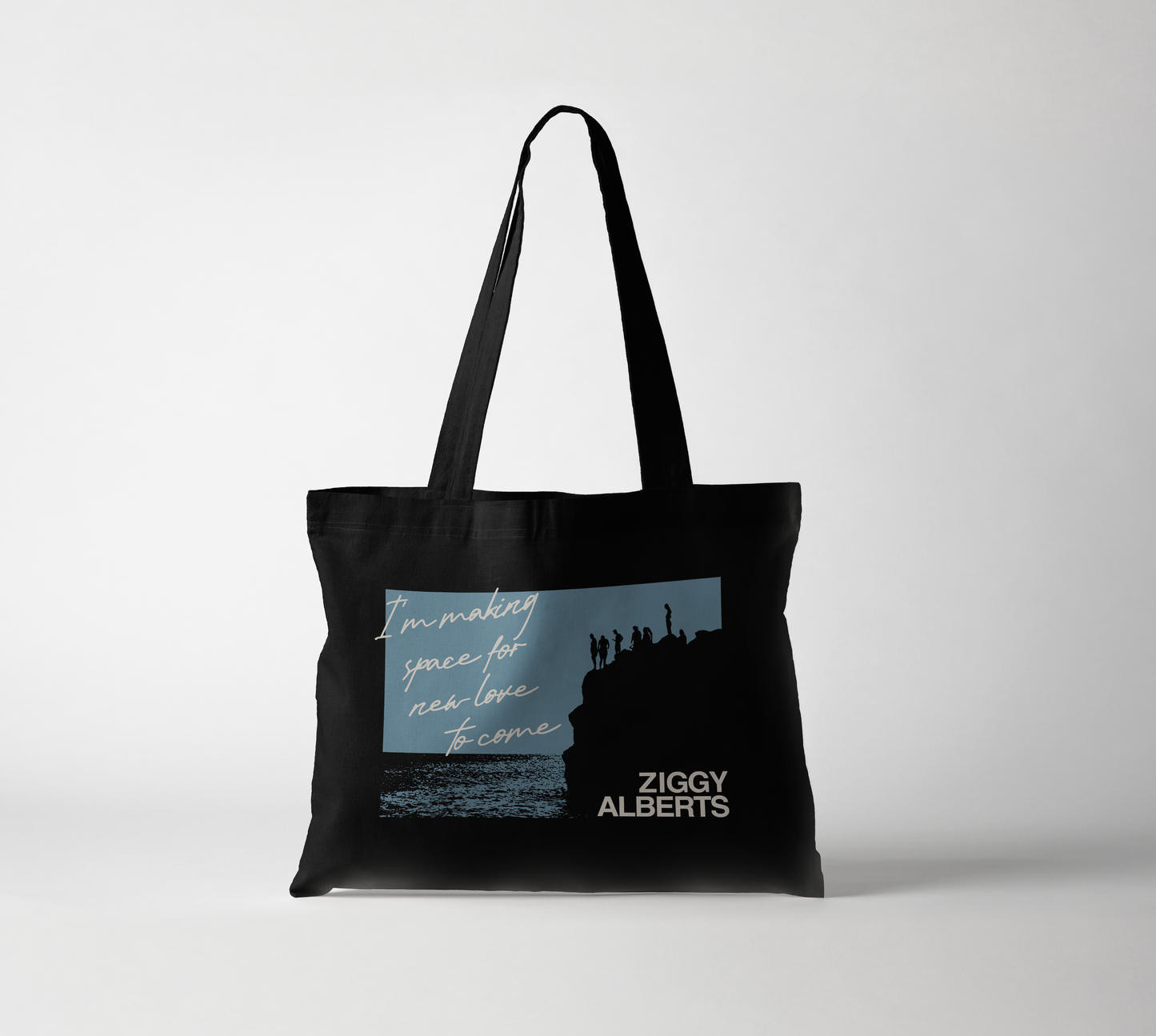 Ziggy Alberts New Love Album Tote Bag Black