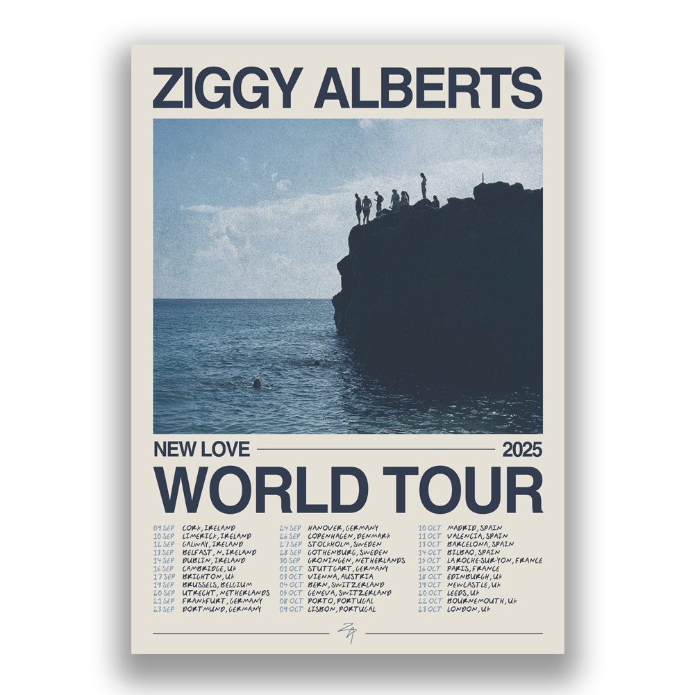 EU & UK 2025 TOUR POSTER - SIGNED