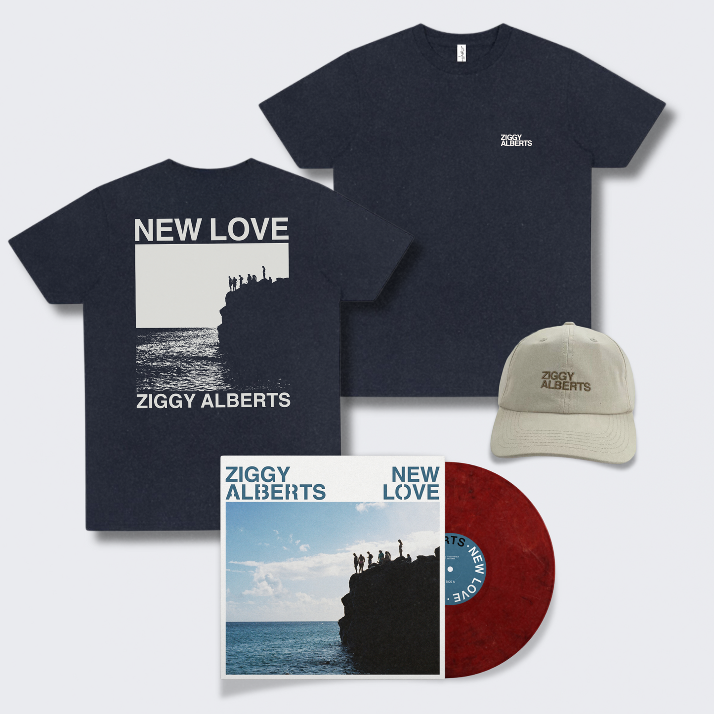 NEW LOVE VINYL + T-SHIRT & CAP BUNDLE (PRE-ORDER)