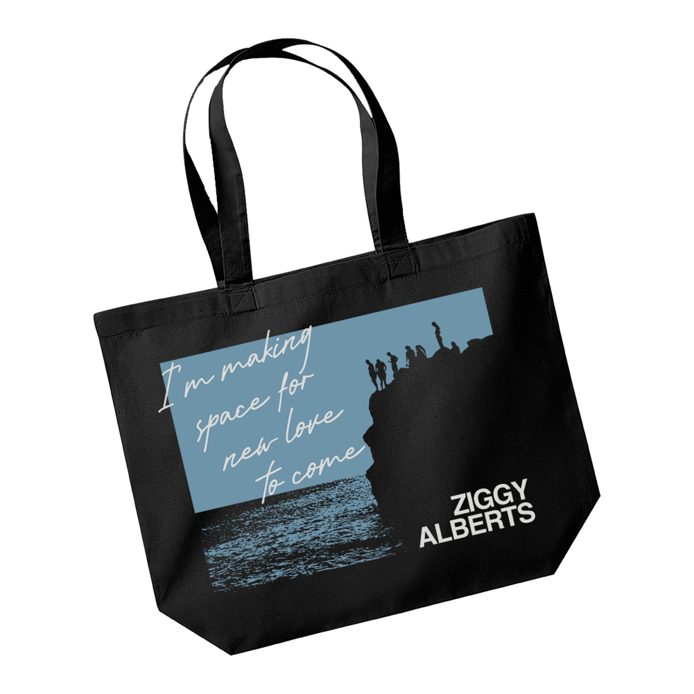 New Love Album Tote Bag (Black)
