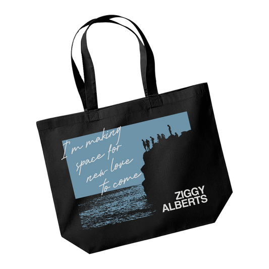 New Love Album Tote Bag (Black)