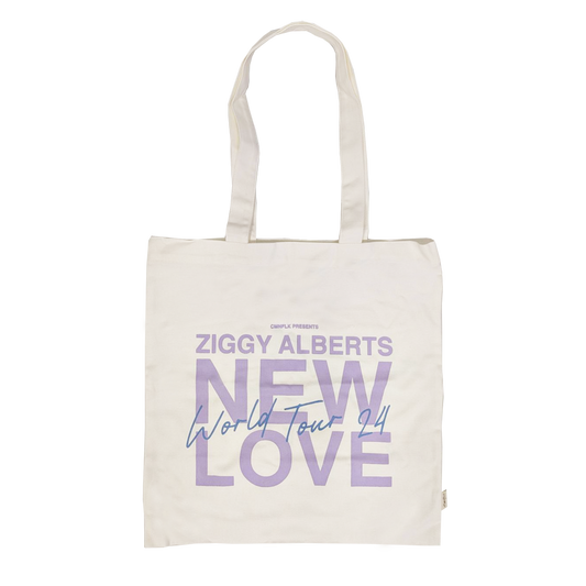 Ziggy Alberts 2024 Tour Tote Bag White